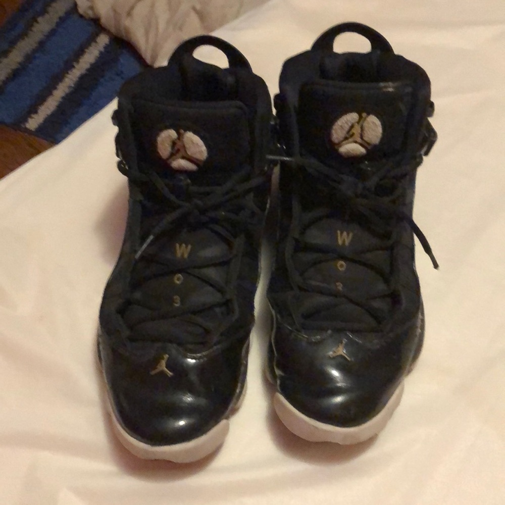 Air Jordan 6 rings blk&gold